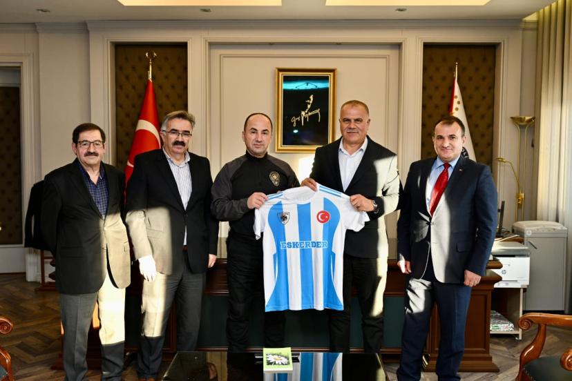 ESKERDER Yönetimi, Emniyet Müdürü Tolga Yılmaz’ı Makamında Ziyaret Etti!