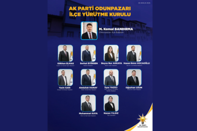 AK Parti Odunpazarı ilçe yönetme kurulu açıklandı
