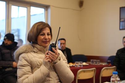 Başkan Ünlüce’den yol ekibine moral ziyareti