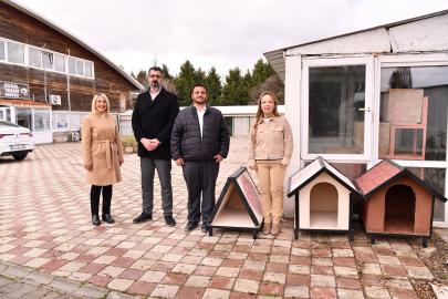 Doğal yaşam merkezine can dostlar için destek