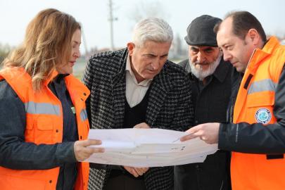 Kırsal mahalle yollarında Büyükşehir yatırımları hız kesmiyor