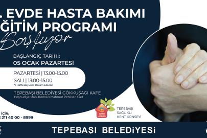 Tepebaşı’nda evde hasta bakımı eğitimlerinin ikincisi başlıyor