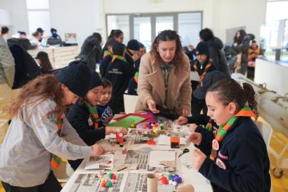 Tepebaşı’nda İklim İzcileri yılbaşını geri dönüşümle karşıladı