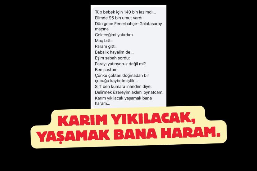 Tüp bebek parası derbiye kurban gitti: Adamın '95 bin umut vardı' itirafı yürek burktu!