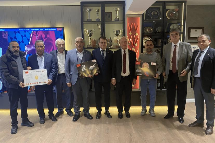 TÜRK DÜNYASI PLATFORMU VE TURAN DÜNYASI DERNEĞİ’NDEN YILDIRIM’A ZİYARET