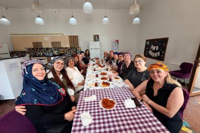 Anneler Çiğ Köfte Atölyesinde Kültürel Deneyim Yaşadı
