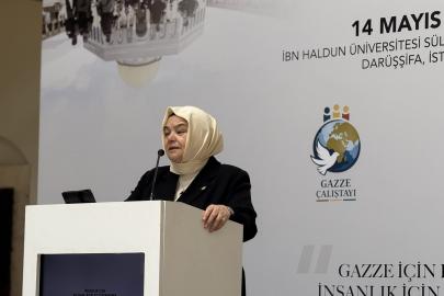 Ayşen Gürcan Uluslararası Gazze Çalıştayı’nda Konuştu