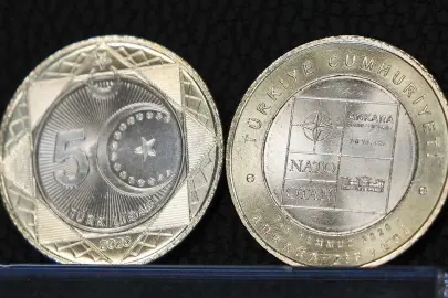 36. NATO Zirvesi anısına özel tasarımlı 5 lira tedavüle sunuldu