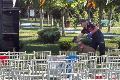 Eskişehir’de Bakan Programı Öncesi Bomba Araması