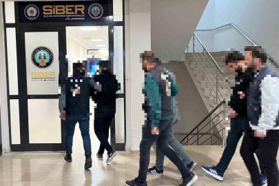 Dolandırıcılık yapan 3 kişi tutuklandı