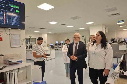 Eskişehir Şehir Hastanesi’nde laboratuvar hizmetleri yerinde incelendi