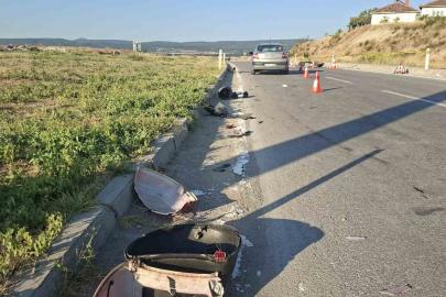 Kütahya’da otomobilin çarptığı elektrikli bisikletin sürücüsü hayatını kaybetti