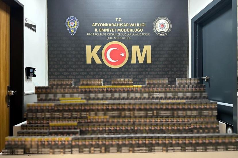 Polis bin 830 paket gümrük kaçağı sigara ele geçirdi