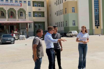 Simav’da eğitim yatırımları yerinde incelendi