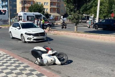 Tavşanlı’da otomobil ile motosiklet çarpıştı: 1 yaralı