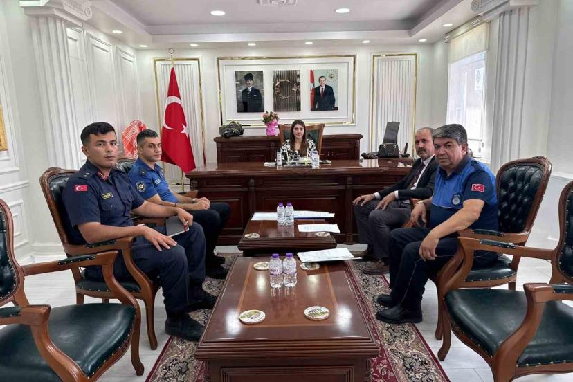 Çavdarhisar’da eylül ayı okul güvenliği toplantısı gerçekleştirildi