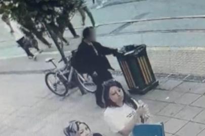 Çöp kutusunun üzerinde unutulan telefon 4 dakikada çalındı