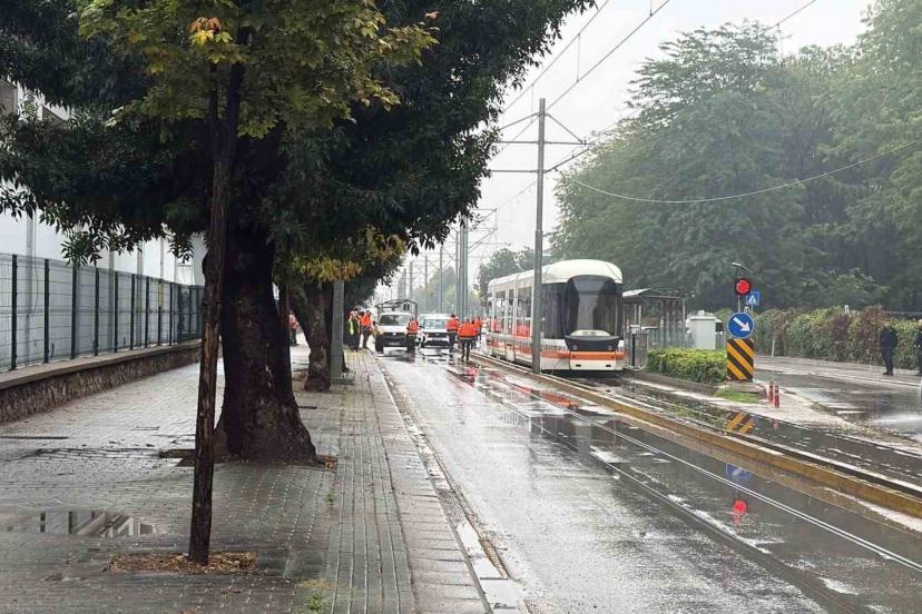 Eskişehir’de katener arızası tramvay ulaşımını aksattı
