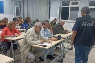 Eskişehir’de mahalle bazlı afet eğitimi verildi