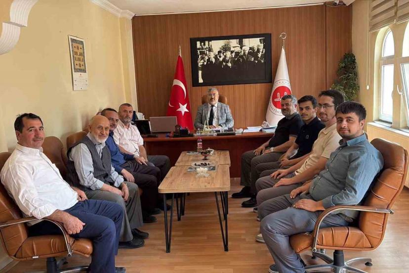 Hisarcık Müftülüğünde yeni eğitim dönemi için planlama toplantısı