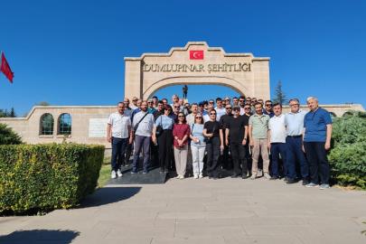 Kütahya’da 121 okul müdürü Dumlupınar’ın tarihi mirasını yerinde inceledi