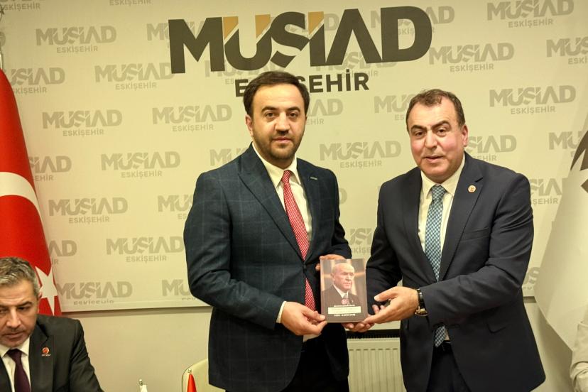 MHP Eskişehir İl Başkanlığı’ndan MÜSİAD Eskişehir Şubesi’ne ziyaret