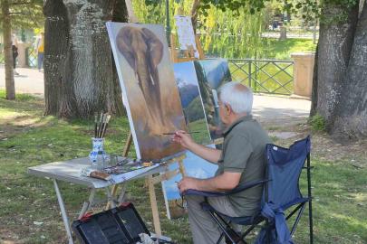 Sadece sergileri gezip resimleri inceleyerek ressam oldu