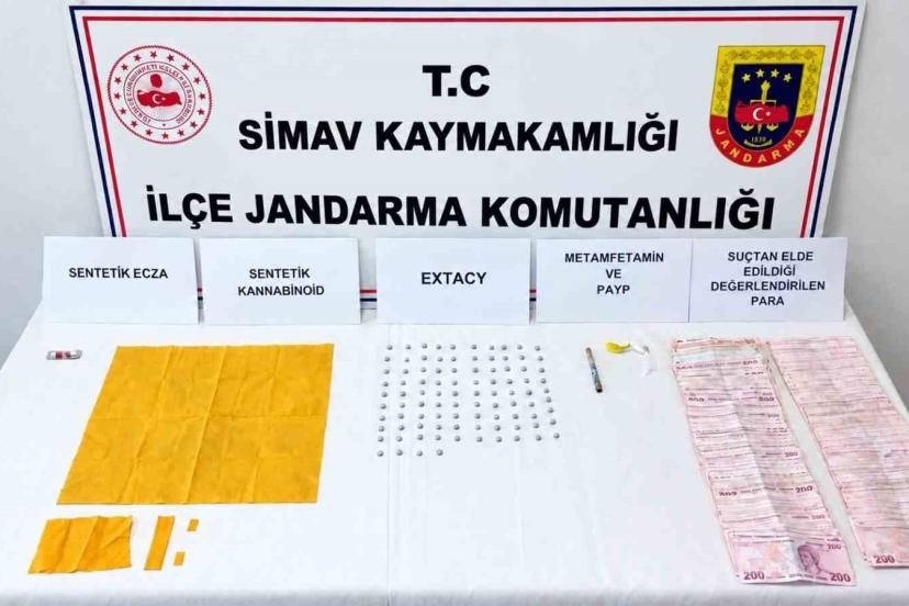 Simav’da uyuşturucu operasyonu
