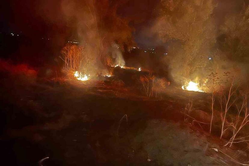 Şuhut’ta arazi yangını korkuttu