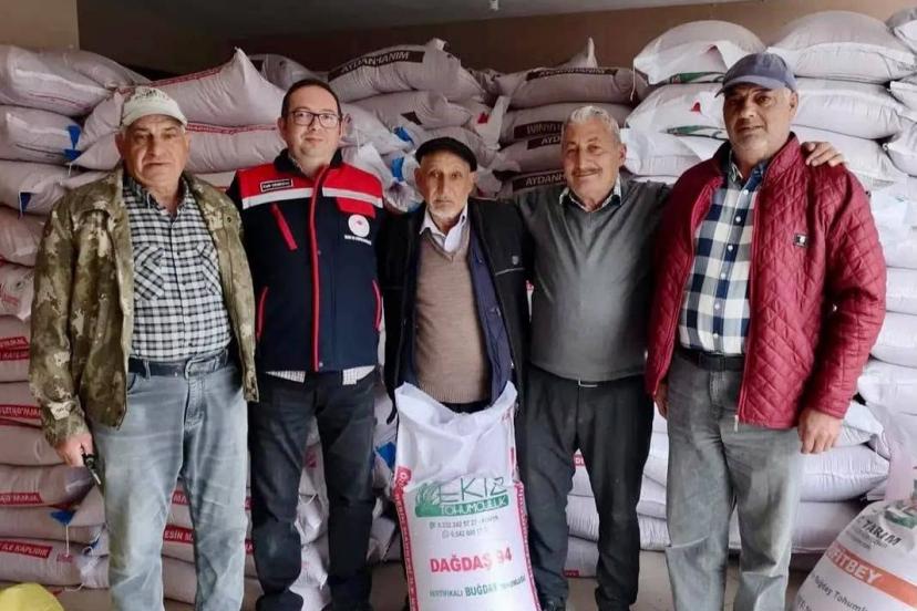 Bayat’ta üreticilere yüzde 50 hibe destekli buğday tohumu dağıtıldı