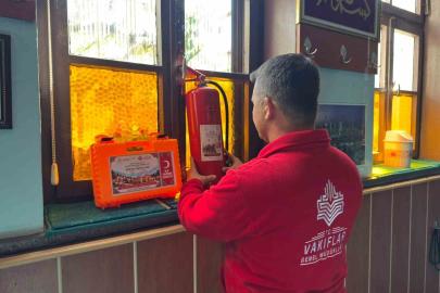 Camiler ve Kur’an kursları için güvenlik malzemesi desteği