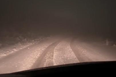 Emirdağ’ın yüksek kesimlerinde kar yağışı etkili oldu