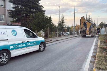 Eskişehir’de 3 gündür süren doğalgaz hattındaki sızıntı tamir edildi