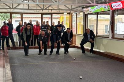 Eskişehir’de huzurevi sakinleri Bocce Dostluk Maçı etkinliğinde bir araya geldi