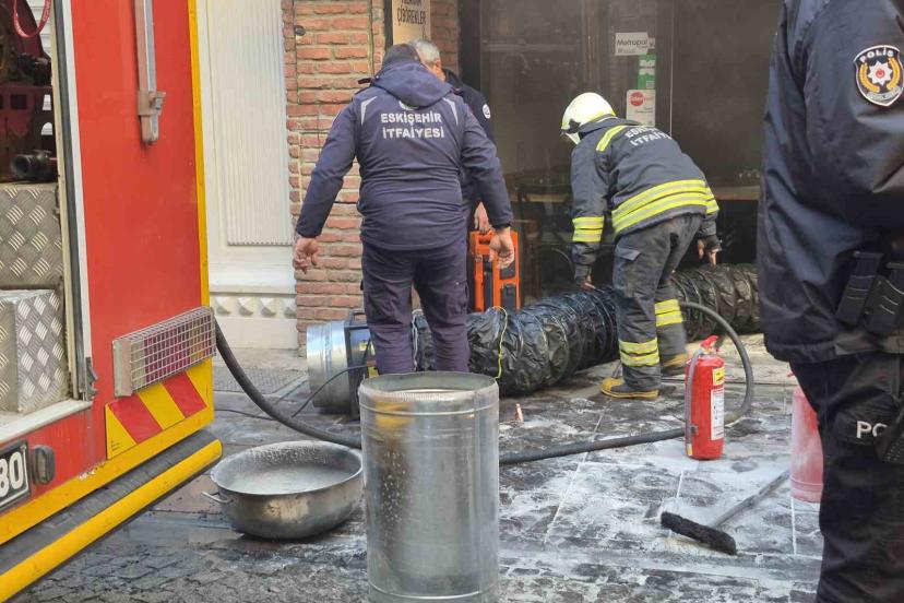 Eskişehir’deki çiğ börekçide yangın