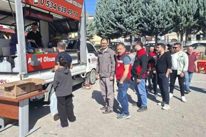 Hisarcık İlçe Hastanesinde 3 bin kişiye lokma ikramı