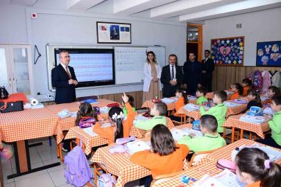 İl Millî Eğitim Müdürü Sinan Aydın’dan Cengiz Topel İlkokuluna ziyaret