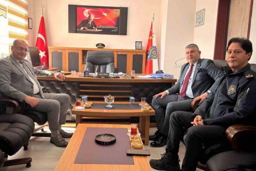 Kaymakam Arıkan’dan, Tayyar Arıkan’a ziyaret
