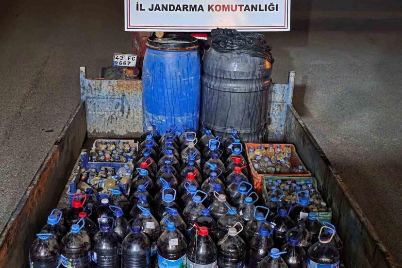Kütahya’da 960 litre kaçak şarap ele geçirildi