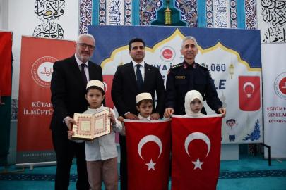 Kütahya’da minik öğrenciler Bed-i Besmele heyecanı yaşadı
