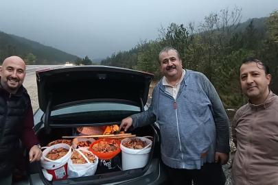 Kütahya’dan Bursa dağlarına mantar toplamaya gittiler