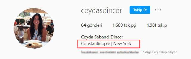 Ceyda Sabancı Dinçer'den tepki çeken hareket! İstanbul yerine Constantinople ifadesini kullandı