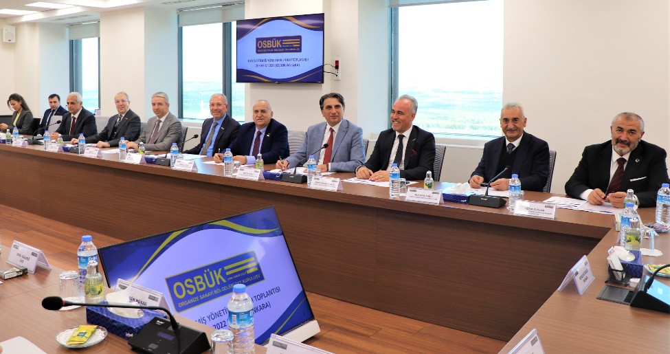 Saraç, OSBÜK Genişletilmiş Yönetim Kurulu toplantısına katıldı