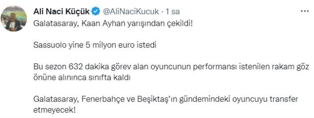Süper Lig devi, Kaan Ayhan için istenen rakama inanamadı! Transfer yarışından çekildiler