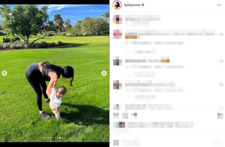 Kylie Jenner sır gibi sakladığı oğluyla paylaşım yaptı!