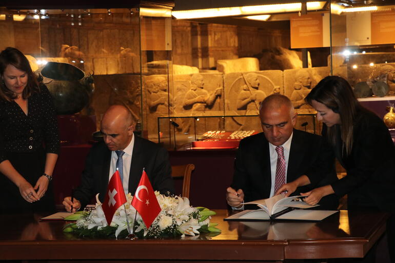 Türkiye ile İsviçre arasında arkeolojik kültürel varlıkların iadesi anlaşması