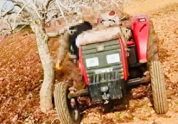 Traktörle bahçesini süren vatandaşın acı sonu! Cansız bedenini yakınları buldu