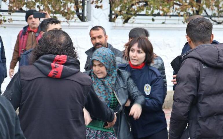 Diyarbakır'da kadın ve erkek pazarcılar arasında gerginlik