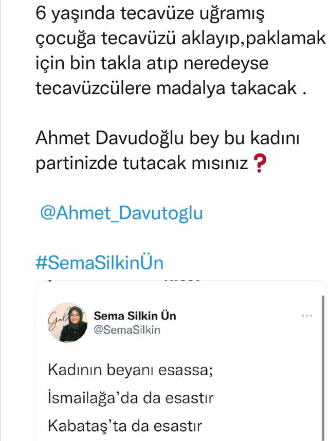 Davutoğlu'nun yardımcısından istismar olayıyla ilgili tepki çeken paylaşım! Attığı tweeti kaldırıp açıklama yapmak zorunda kaldı