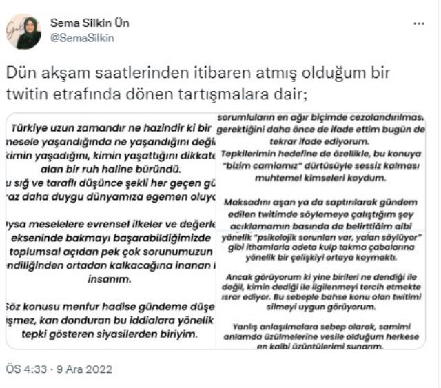 Davutoğlu'nun yardımcısından istismar olayıyla ilgili tepki çeken paylaşım! Attığı tweeti kaldırıp açıklama yapmak zorunda kaldı